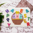 HAPPY EASTER Bunny Beaded Mini Pouch Bag