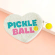 Pickleball Racket Message Seed Beaded Mini Pouch Bag