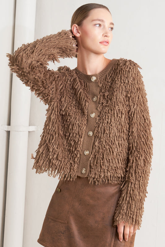 LIVE IN THE NOW SWEATER CARDIGAN