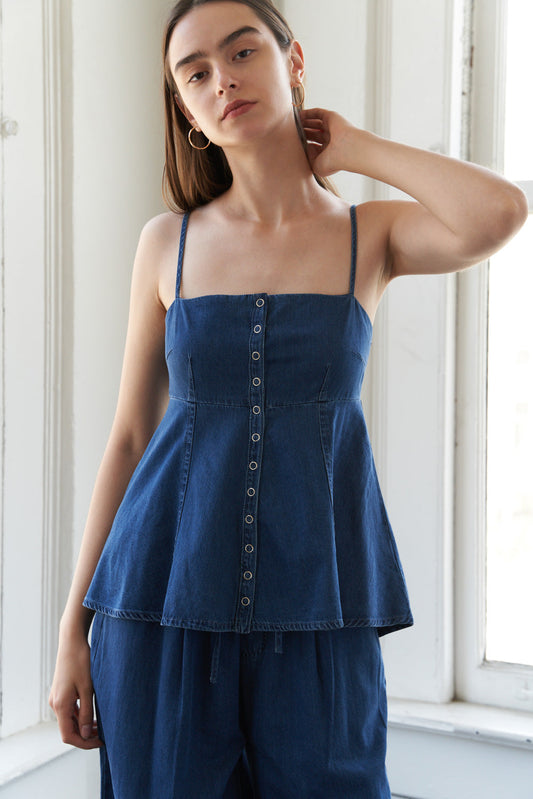 AUTHENTIC MOMENTS DENIM TOP