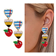 Tools of A Teacher Heart Beaded Earrings