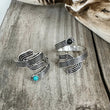 Silver Cactus Wrap Western Ring
