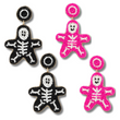 X-Ray Skeleton Seed Beaded Halloween Theme Earrings