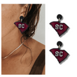 South Carolina Gamecocks Football Team Acrylic Earrings