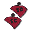 South Carolina Gamecocks Football Team Beaded Earrings