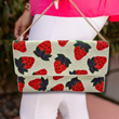 Strawberry Celebration Seed Beaded Clutch