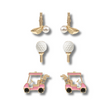 Enamel GOLF Theme 3PC Stud Earrings SET