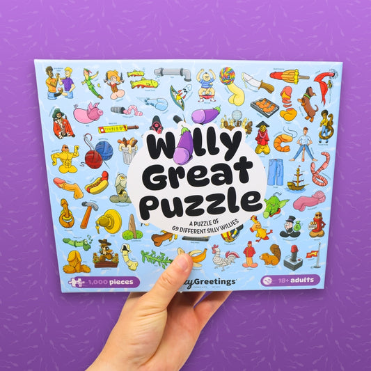 Willy Great Puzzle - Funny Penis Themed Jigsaw Puzzle
