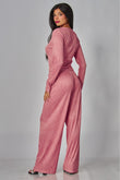LICENSE TO LOUNGE PANTS SET IN PINK