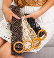 Eco-Friendly Woven Macrame Beach Buckle Belt
