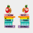 READ MORE BOOKS Teacher School Beaded Earrings